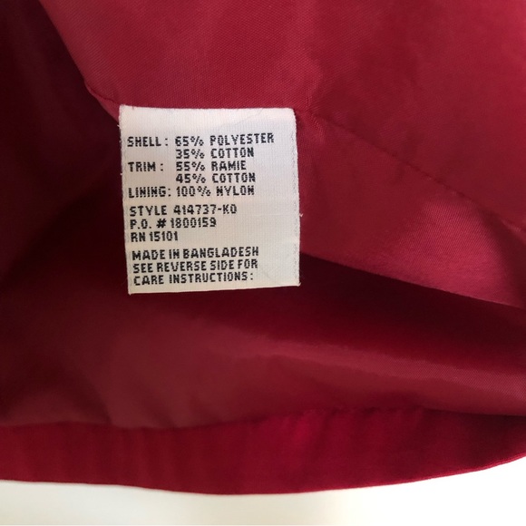 Women's Red Jacket - Picture 8 of 8